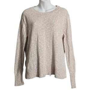 J. Crew Factory Marled Teddy Sweater Sz S